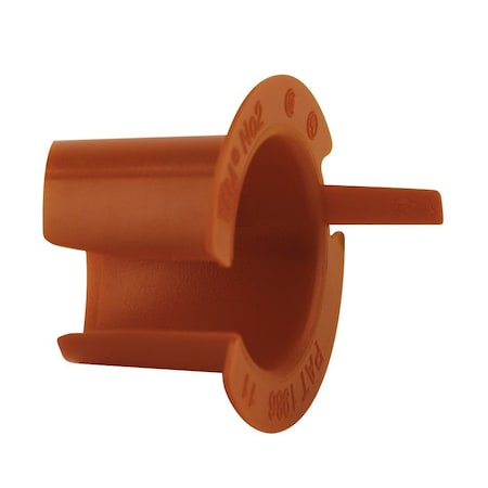 Dottie Conduit Fitting Bushing, 1/2 in, Push-On, Nylon, Red 3